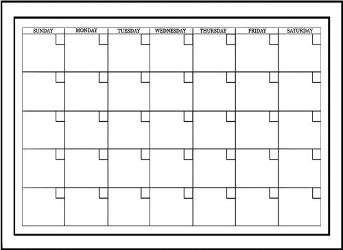 WallPops WPE94575 White Board Dry-Erase Monthly Calendar Pack of 2 WallPops WPE94575 White Board Dry-Erase Monthly Calendar Pack of 2