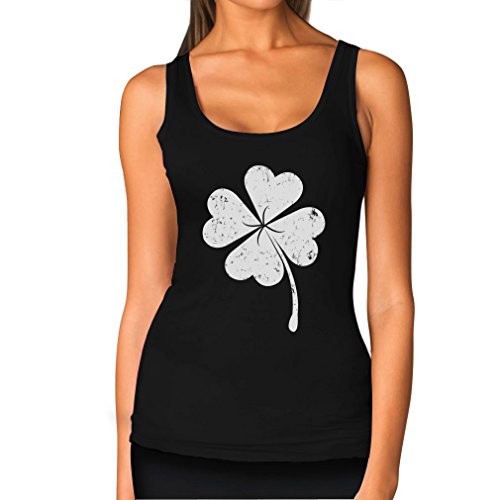 TeeStars Women's - Faded Shamrock St. Patrick's Day Tank Top