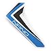 Blade BLH3320A Blue Vertical Fin with Decal: Nano CP X/CPX/nCP X