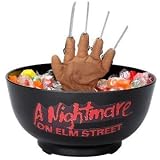 Animated Yelling Freddy Krueger Friday 13th Candy Bowl