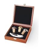 Olympia - Light Burled Wood Stopper Gift Set
