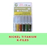 Endodontic NITI K File Hand Use 15-40. 21mm 6 Files per pack