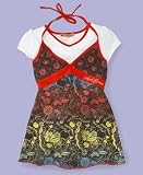 Apple Bottoms - Apple Bottoms Little Girl Printed Layered Halter Top