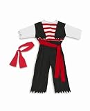 Black Pirate Costume Child's for dressup or Halloween! (2T-4T)