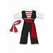 Black Pirate Costume Child's for dressup or Halloween! (2T-4T)