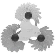 Starrett Screw Pitch Gage With Locking Device, Inch