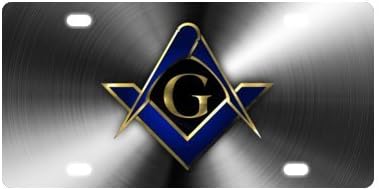 Masonic plate number Masonic license plate Masonic number plate Metal License Plate Novelty Truck Car Tag gift Decor Size 12 X 6