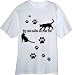 My Cat Walks All Over Me! Novelty T Shirt