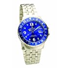 Croton Men's Blue Dial Stainless Steel Dive Watch #CA301020BUBL