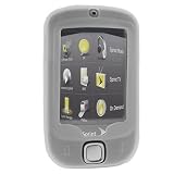 HTC Touch P3450 Smartphone Accessory Bundle Kit - Clear Flexible Soft Silicone Skin Case + Premium Clear Reusable LCD Screen Protector with Lint Cleaning Cloth By Ikross