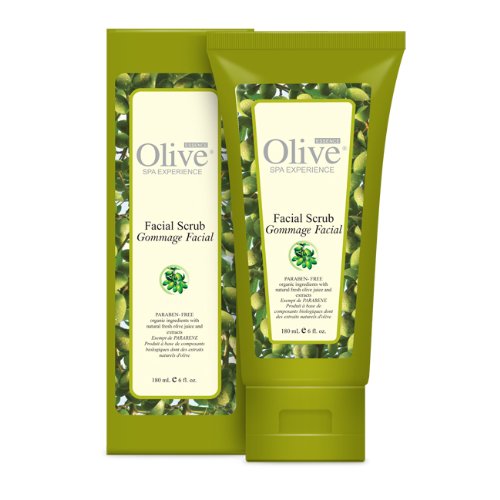 Olive Essence Facial Scrub, Paraben-free, 6 oz