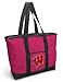 University of Wisconsin Pink Tote Bag UW Badgers - For Travel or Beach Best Unique Gift Ideas for Her, Women, or Ladies