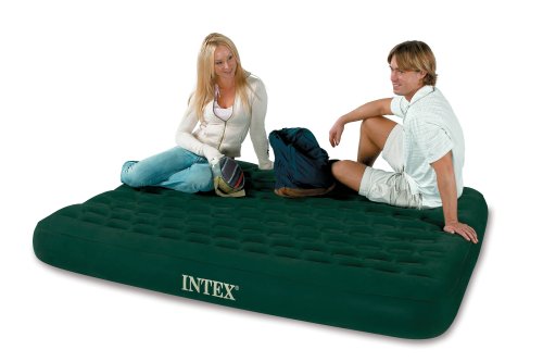 Intex Comfort Top Full Airbed with Built-in Recessed 4D Pump