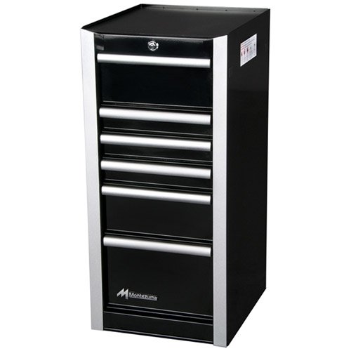 Montezuma BK1806SB 18-Inch 6-Drawer Box Black