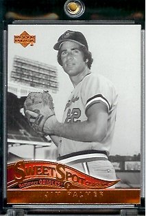 2005 Upper Deck Sweet Spot Classic Baseball Card #42 Jim Palmer Baltimore Orioles - Mint Condition - In Protective Display Case !