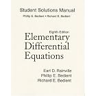 Student Solutions Manual for Elementary Differential Equations by  Philip Bedient