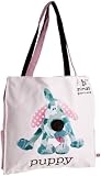 Fabric Animals Women's Puppy Tote Bag