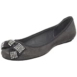 Naughty Monkey Womens Bow Peep Ballet Flat