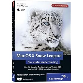 Mac OS X 10.6 Snow Leopard - das umfassende Training [import allemand]