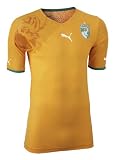 PUMA Herren Elfenbeink&uuml;ste Heim-Trikot Replica, flame orange-pepper green-Ivory Coast, XL, 736014 13
