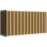 IMAGE OF Umber Stripes Giclee Shade 8/17x8/17x10 (Spider)