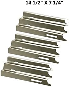 H90081-3 Pack Replacement Stainless Steel Heat Plate for Jennair 720-0266, 720-0267, BBQ Pro, Great Outdoors, &amp; Vermont Castings Gas Grill Models