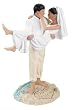 Beach Wedding Couple Figurine/ Cake Topper- Hispanic