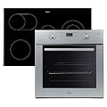 Whirlpool BKW 500100 IX XL Einbau-Backofenset / A / Kochfeld: Ceran / Herdfarbe: Edelstahl / Elektronik-Uhr / Touch-Control-Kochfeld
