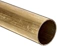 Brass Round Tubing, 5/16" OD, 1/465" ID, 0.028" Wall, 12" Length