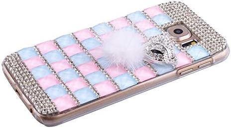 Galaxy Note 5 Case, Dealzip limited® Bling Bling Crystal Rhinestone Diamond Fox Head Design Hard Back Case for Samsung Galaxy Note 5 (Pink+ Light Blue)