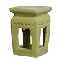 Ming Style Garden Stool - Green Apple