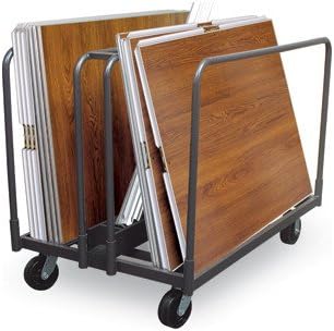 Ovation Dance Floor Panel and Edging Cart Laminate in black