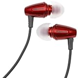 Klipsch Image S3 Noise-Isolating Earphones with Patented Oval Ear-Tips (Rebel Red)