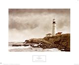 IMAGE OF Portland Light HIGH QUALITY MUSEUM WRAP CANVAS Print Doug Brega 18x15