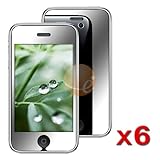 6pcs Mirror Screen Protector Cover for iPhone 3GS 3G S