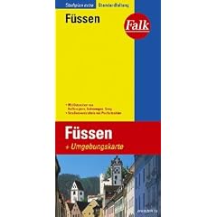 Falk Stadtplan Extra Standardfaltung F�ssen