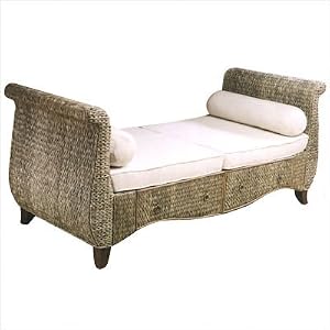 Royal Day Bed in Natural Antique