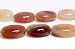 Carnelian Flat Oval 13x18mm Stone Beads 15