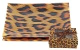 Leopard Print Appetizers/Dessert plates