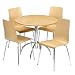 Small Wooden Round Kitchen Dining Table Maple Wood Kitchen Dining Room Table