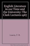 English literature in our time & the university
