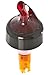 Update International MP-1 Color-Coded Plastic Measured Pourer, 1/2-Ounce, Orange (Case of 12)