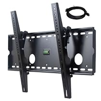 VideoSecu Adjustable Tilt TV Wall Mount for 37"-60" Plasma TV Free 7 ft HDMI cable MP501B M43