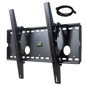 VideoSecu Adjustable Tilt TV Wall Mount for 37"-60" Plasma TV Free 7 ft HDMI cable MP501B M43