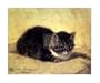 The Parson's Kitten Art Poster Print by Henriette Ronner-Knip, 24x20