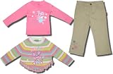 Sesame Street - Abby Cadabby 3 piece sweater, shirt and pant set for toddlers - 3T