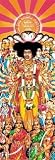 Jimi Hendrix - Life Size Door Poster - Psychedelic(size 21