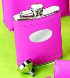 Pretty in Hot Pink Flask (Engravable)