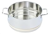 Demeyere Apollo 5-1/2-Quart Stackable Steamer with Rubber Seal