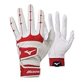 Mizuno Anti-Shock Batting Gloves BLACK/WHITE AXL